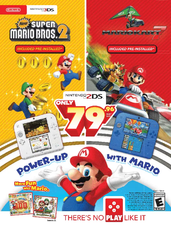 Anuncio de oferta de 3DS con Mario Kart 7