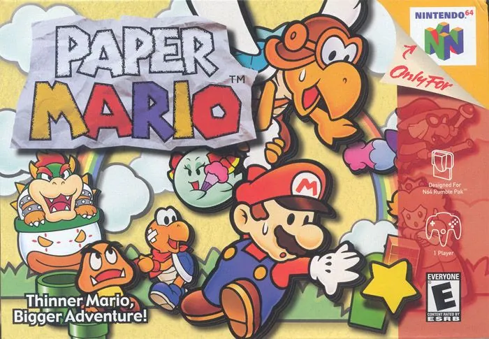 Portada americana del 2do RPG de Mario
