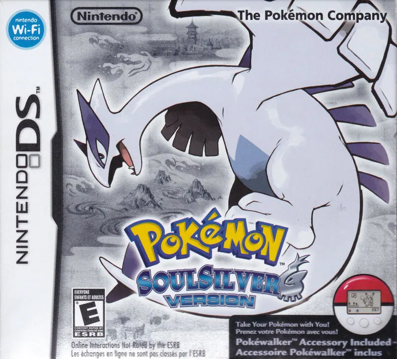 Portada americana de Pokémon SoulSilver
