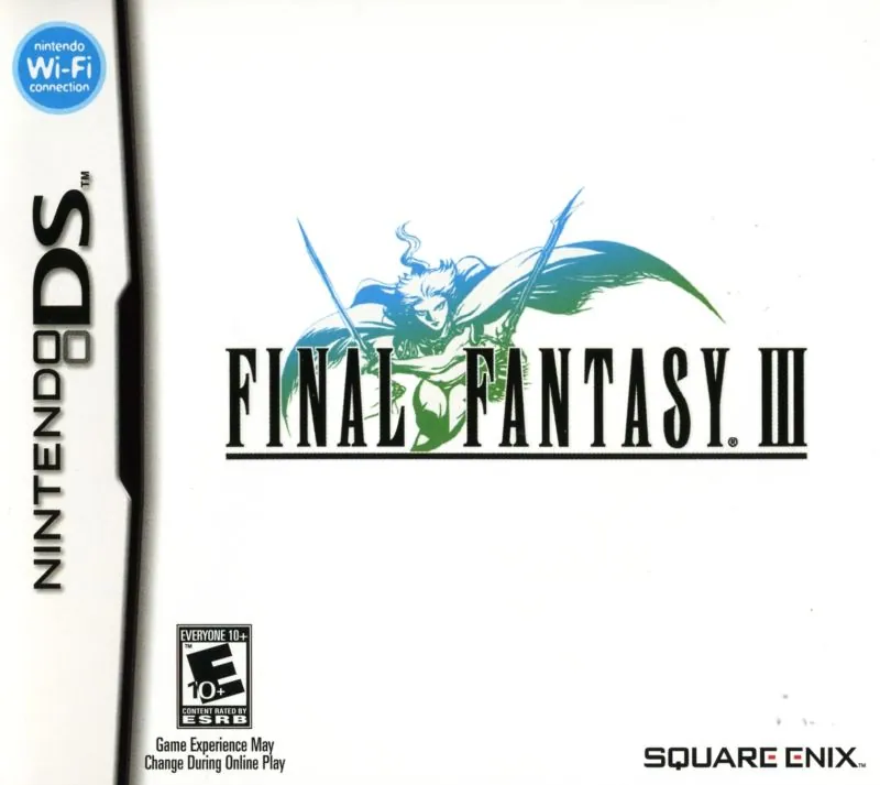 Portada americana de Final Fantasy III