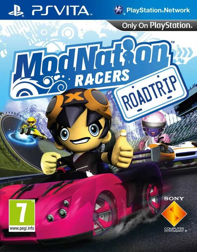 Portada europerra de ModNations Racers: Road Trip