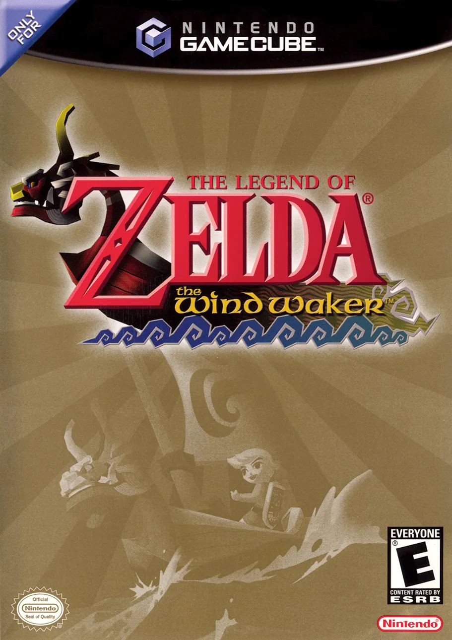 Portada americana de The Legend of Zelda: The Wind Waker