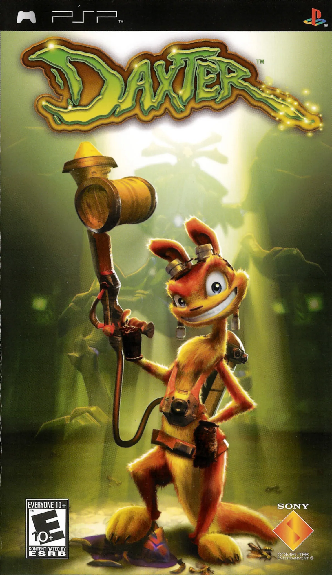 Portada de Daxter en PSP