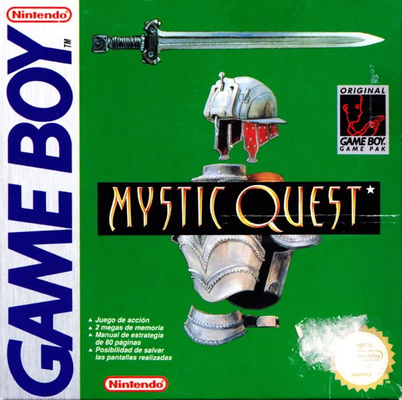 Portada española de Mystic Quest