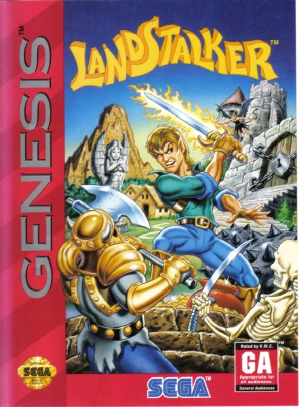 Versión americana de Landstalker para Genesis