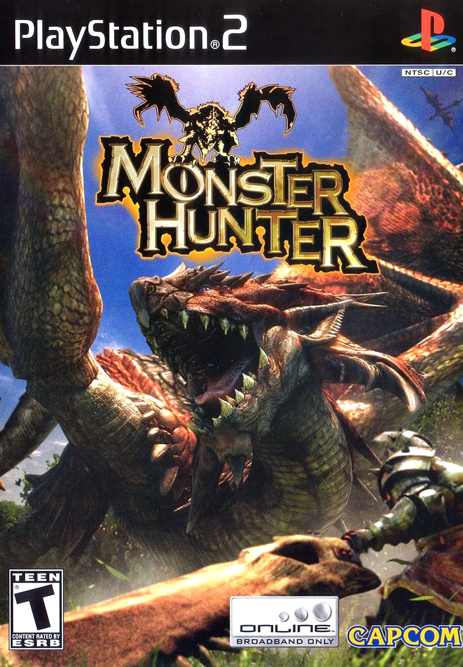 Portada americana de Monster Hunter