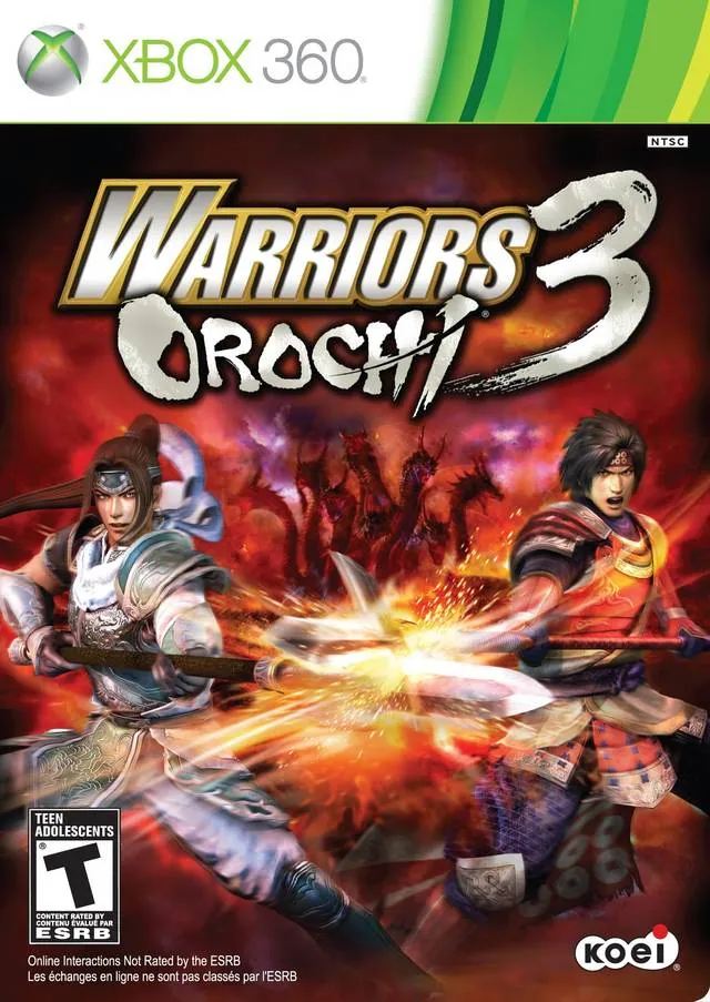 Portada americana de Warriors Orochi 3