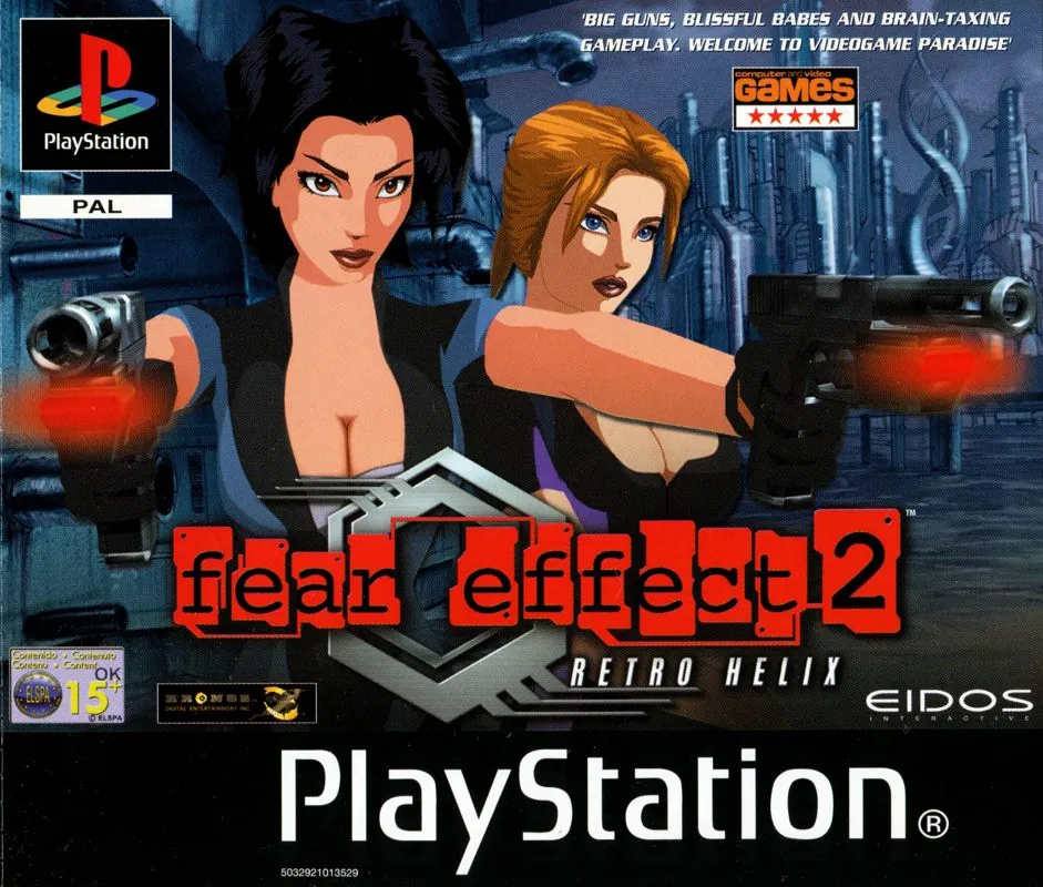 Portada europerra de Fear Effect 2: Retro Helix