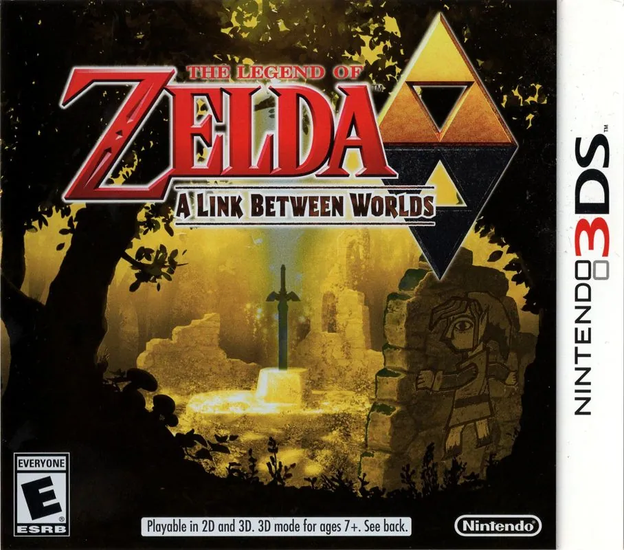 Portada gringa de The Legend of Zelda: A Link Between Worlds