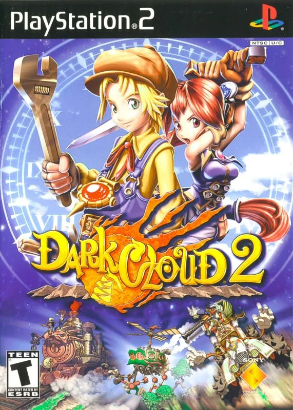 Portada americana de Dark Cloud 2 