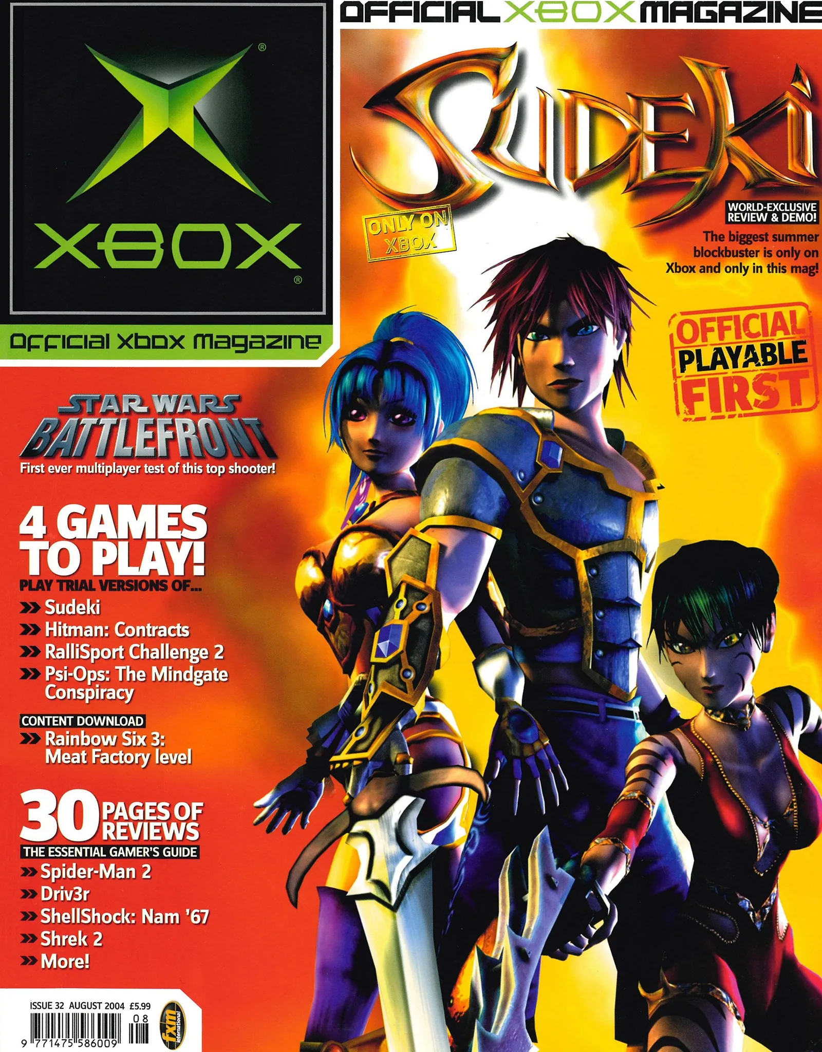 Revista de portada con el RPG sin identidad