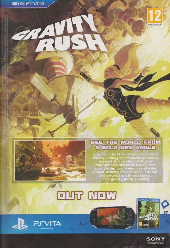 Anuncio británico de Gravity Rush