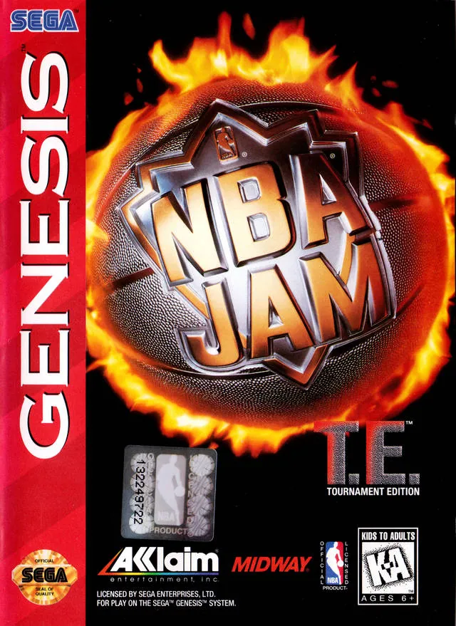 Versión para SEGA Genesis de NBA Jam: Tournament Edition