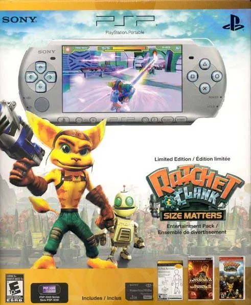 Bundle de PSP con memoria y Ratchet & Clank: Size Matters