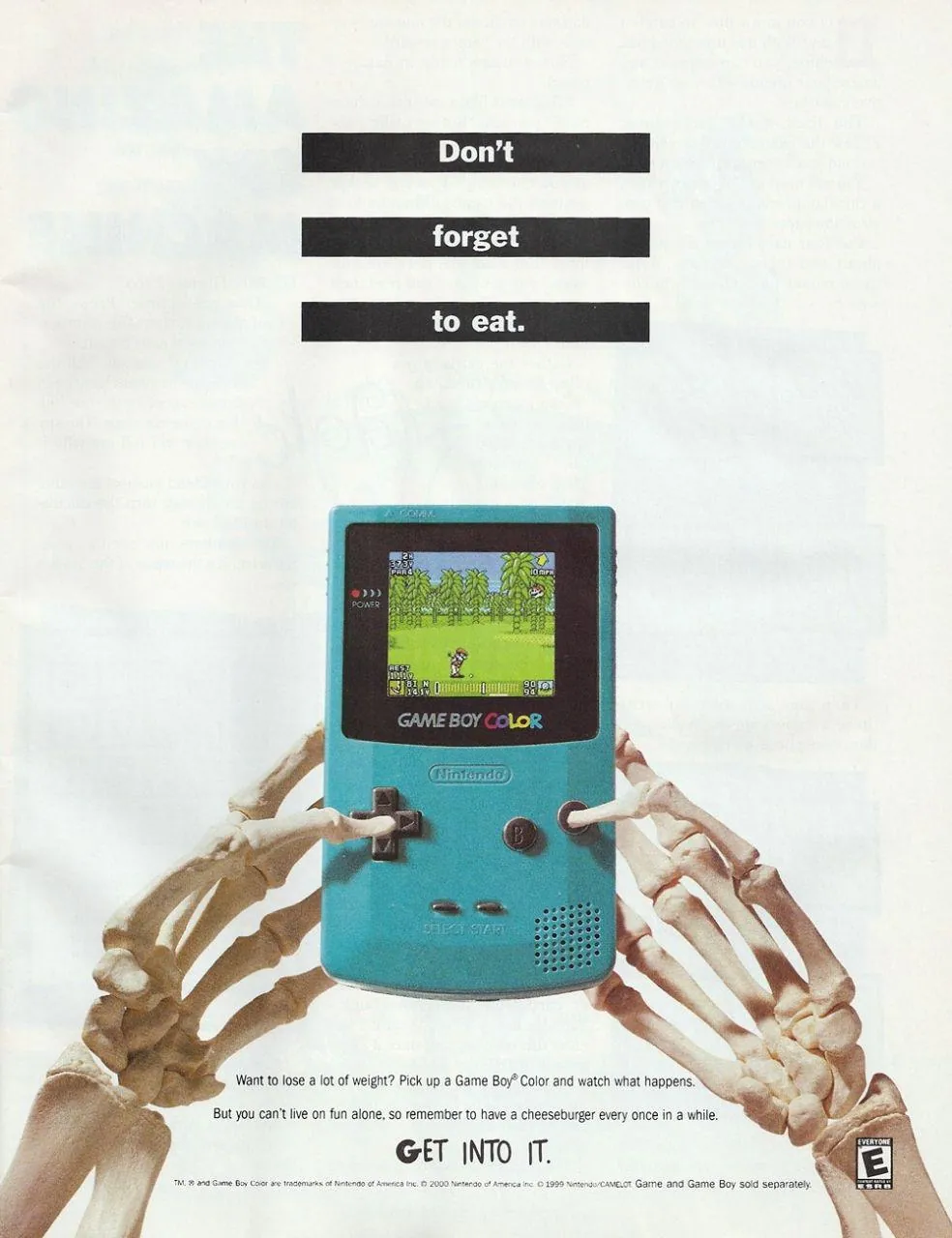 Uno de los tantos anuncios de Game Boy Color