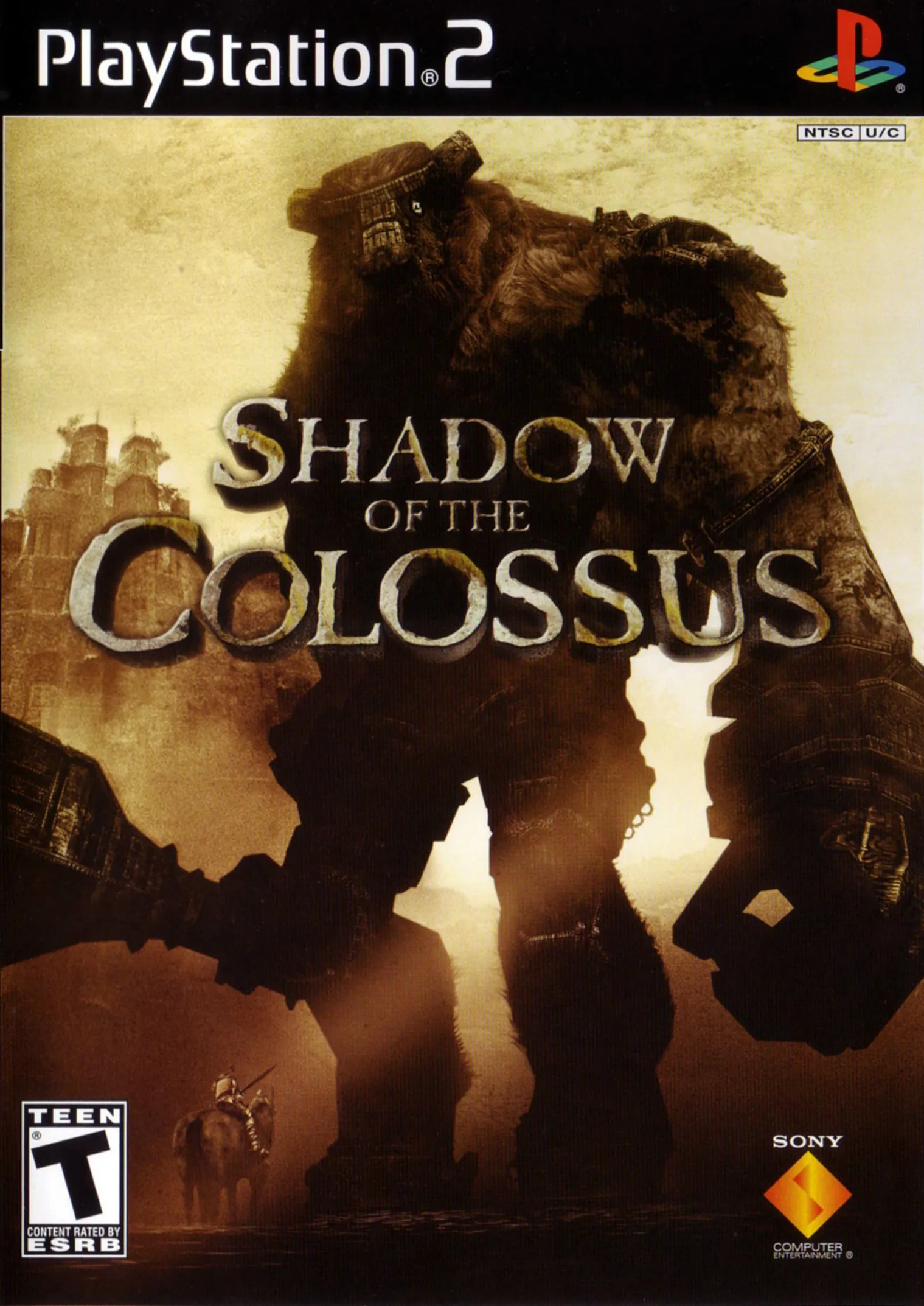 Portada americana de Shadow of the Colossus
