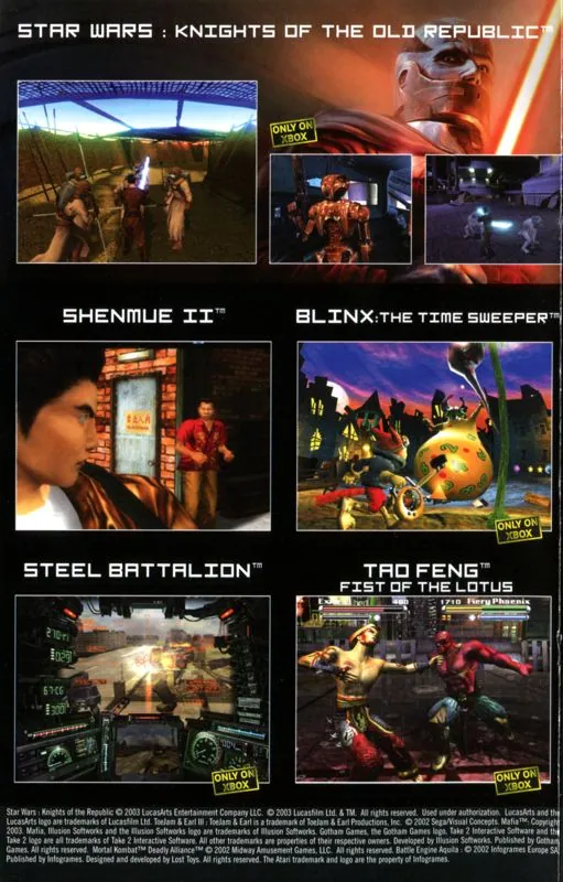 Anuncio de revista gringa de exclusivos de XBox