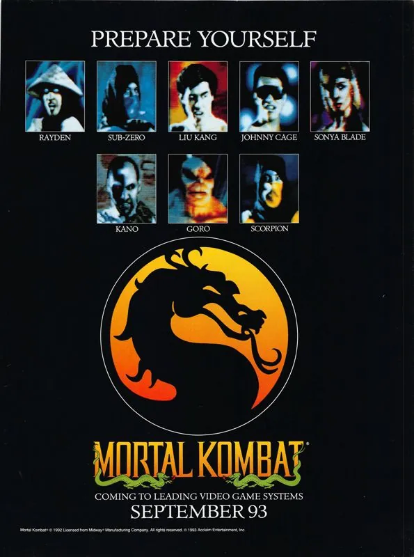 Uno de los primeros anuncios de revista de MK