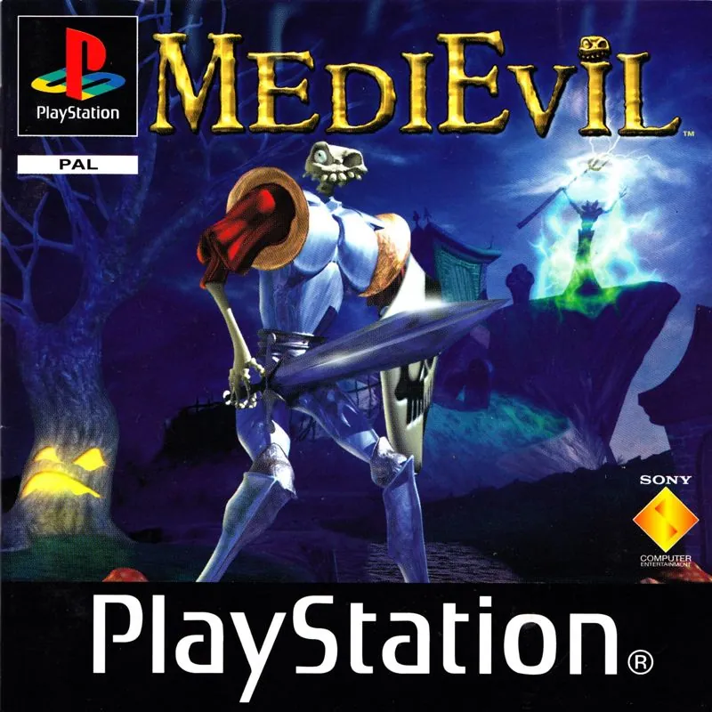 Portada de la versión europerra de Medievil
