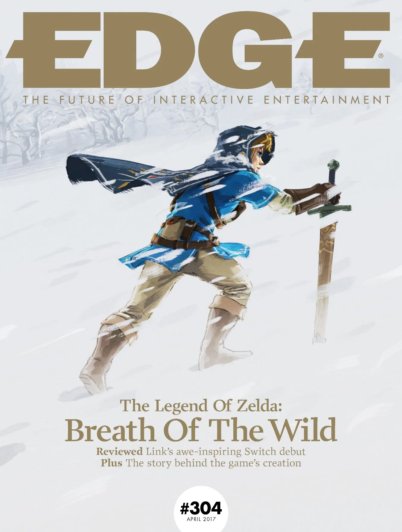 The Legend of Zelda: Breath of the Wild fue portada de Edge