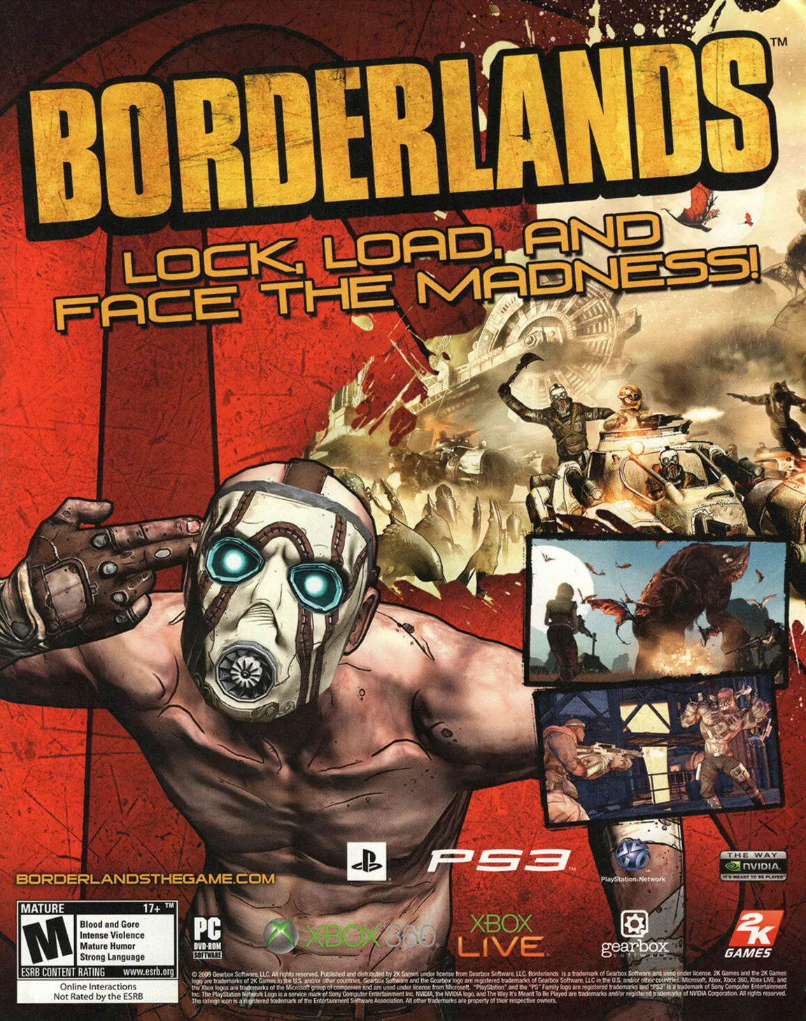 Anuncio de revista gringa de Borderlands