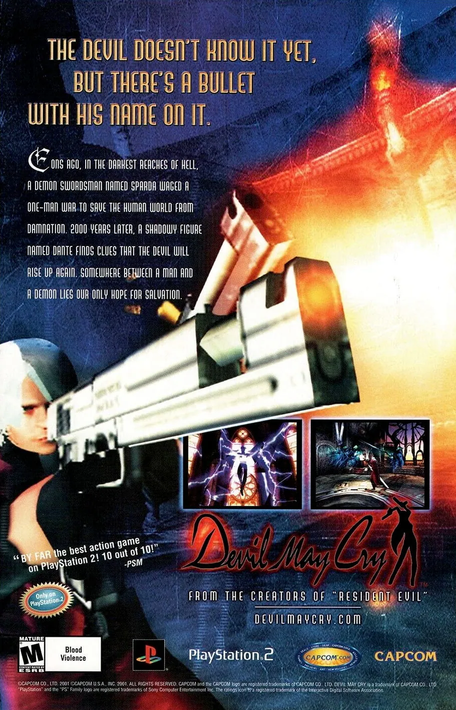 Otro anuncio de revista gringa de Devil May Cry