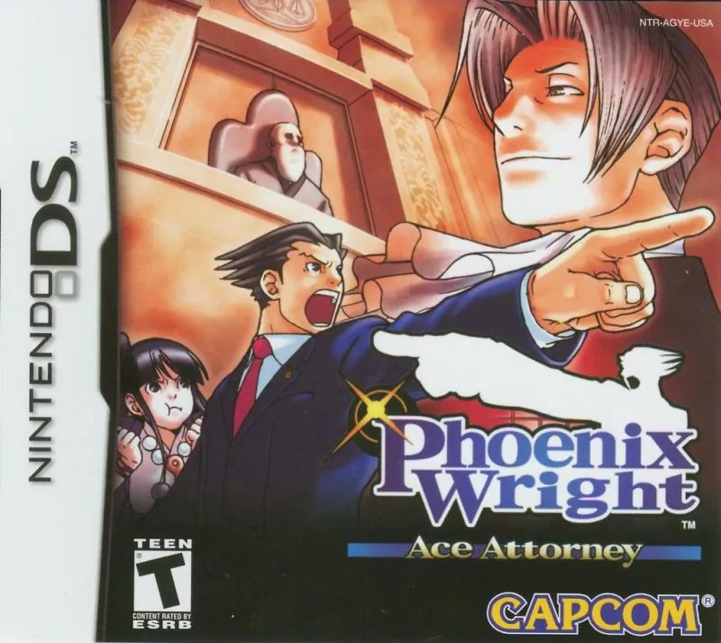 Portada americana de Phoenix Wright Ace Attorney