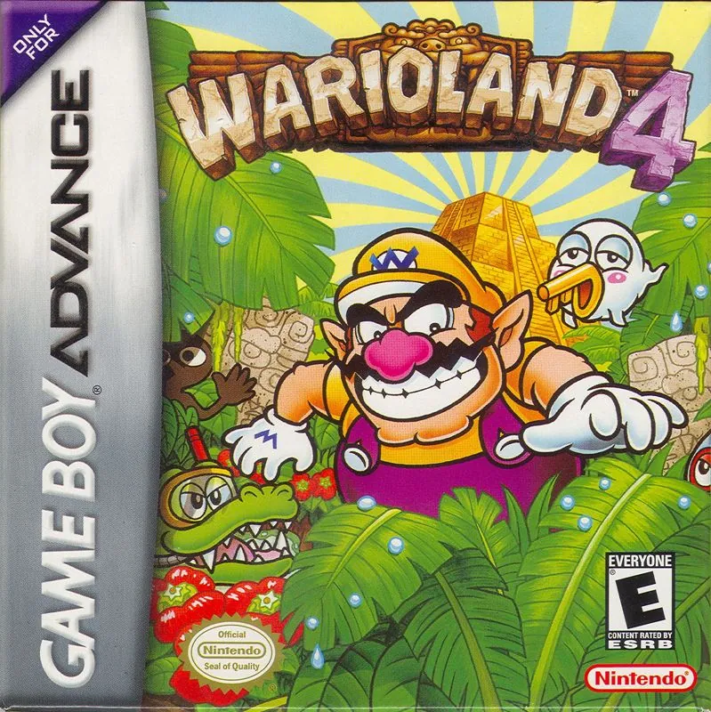 Portada americana del Wario Land 4