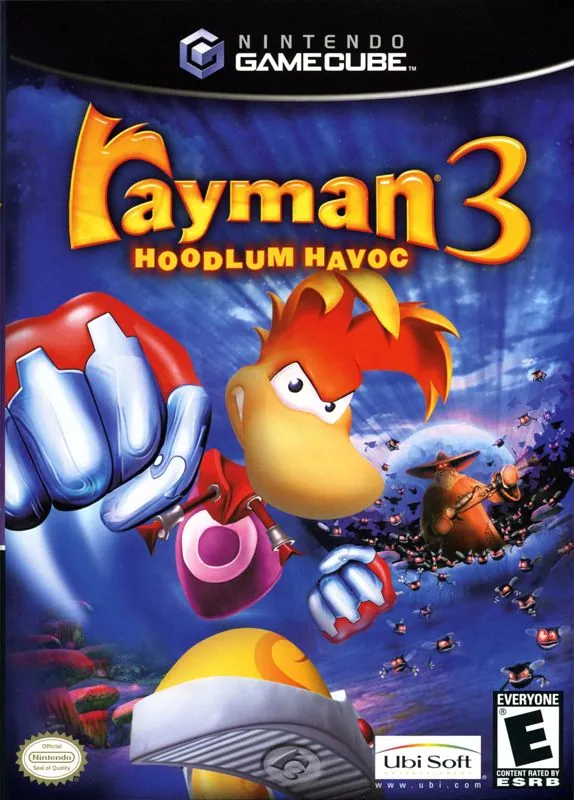 Versión para GameCube de Rayman 3: Hoodlum Havoc