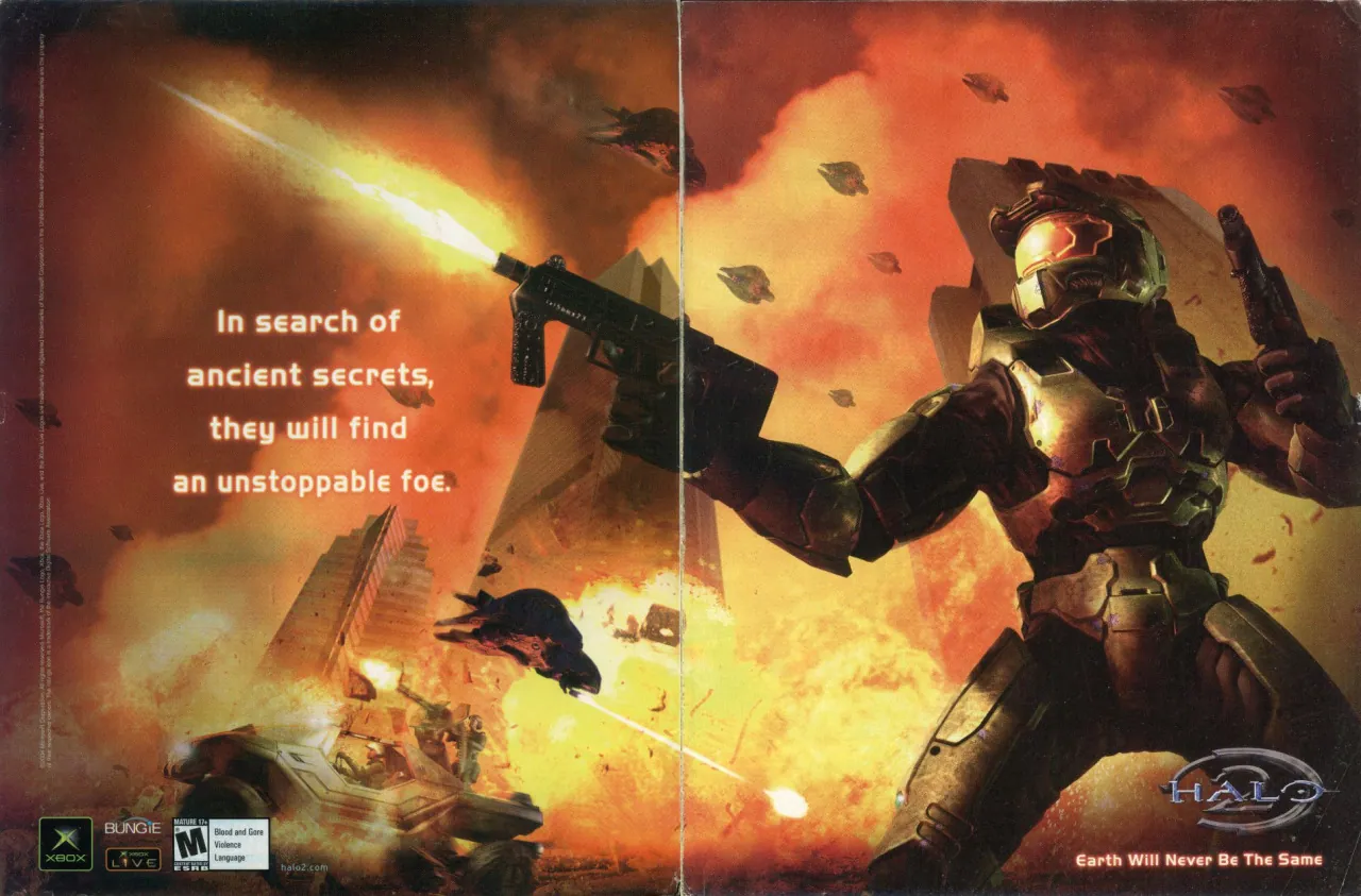 Otro anuncio de revista gringa de Halo 2