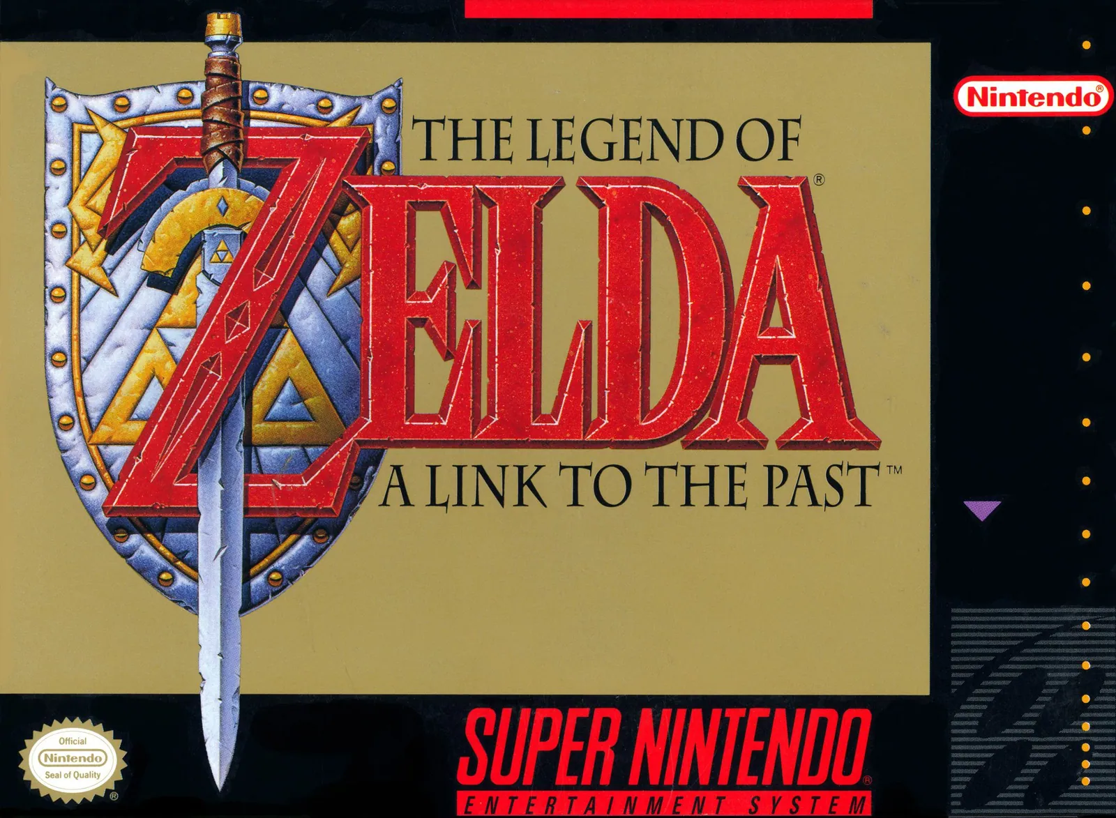 Portada americana The Legend of Zelda: A Link to the Past