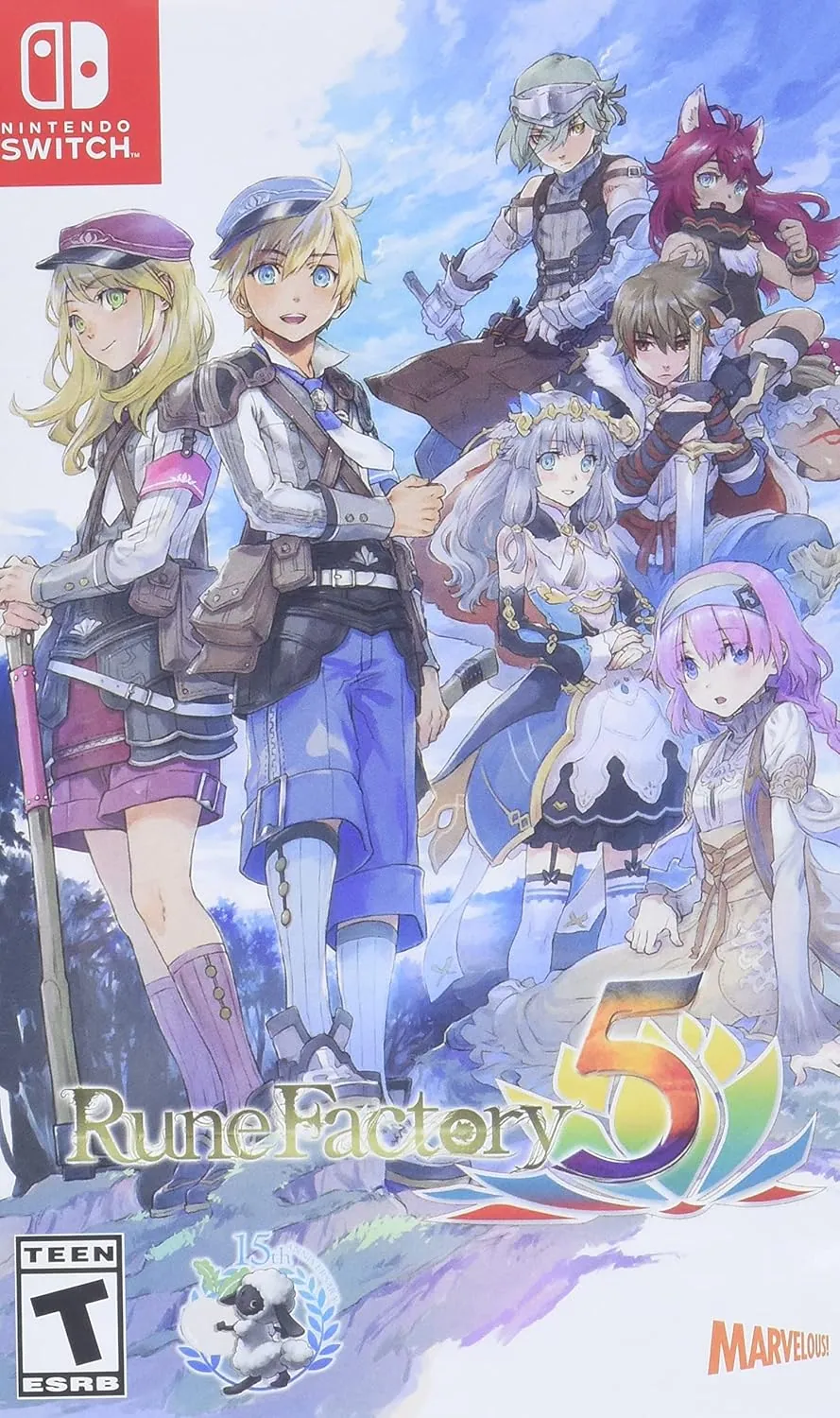 Portada americana de Rune Factory 5