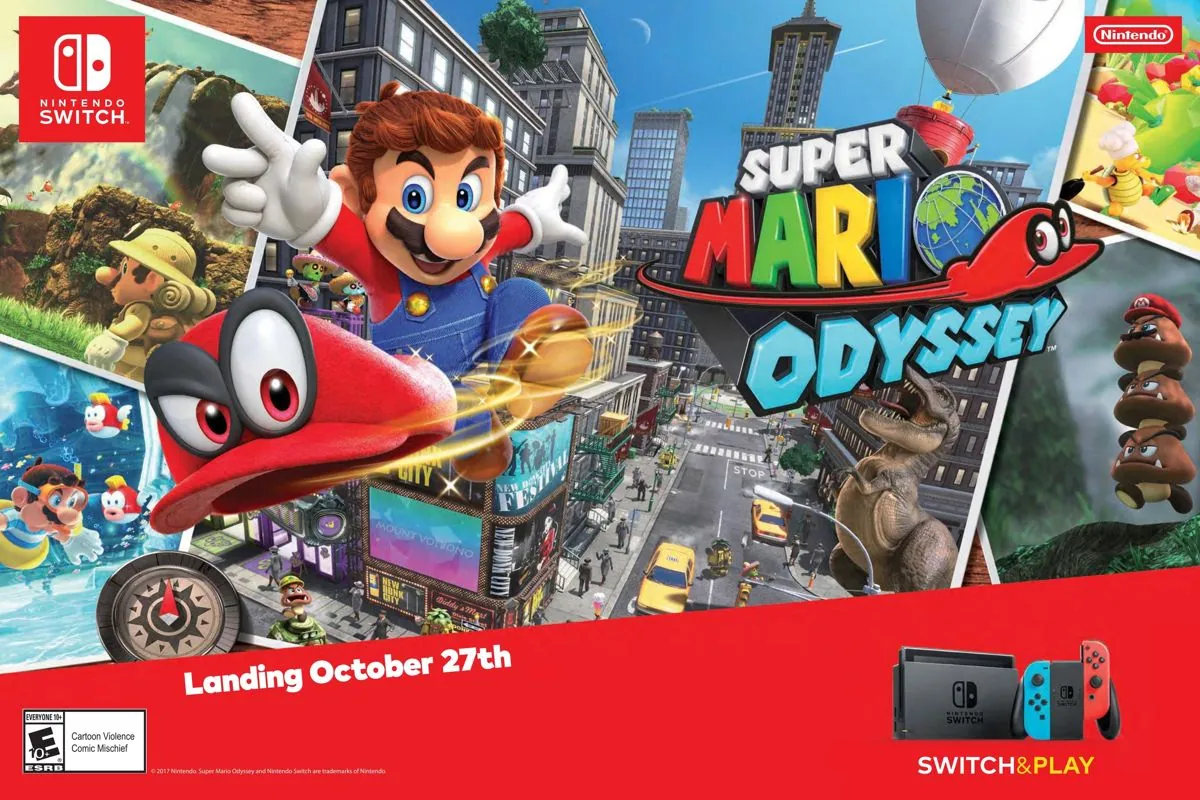 Otro anuncio de revista gringa de Super Mario Odyssey