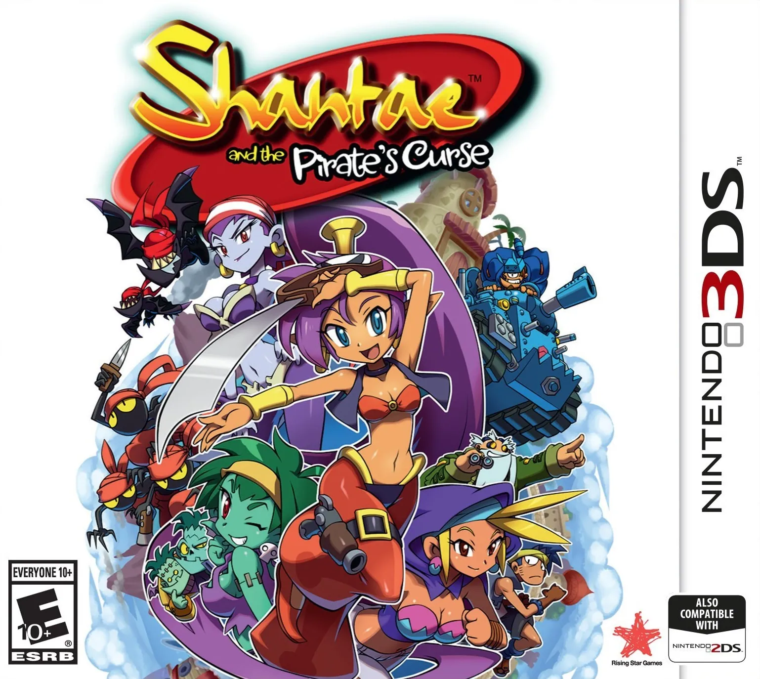 Portada de Shantae and the Pirate's Curse para 3DS
