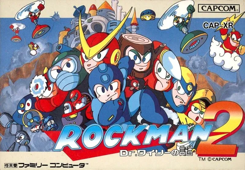 Portada nipona de Mega Man 2