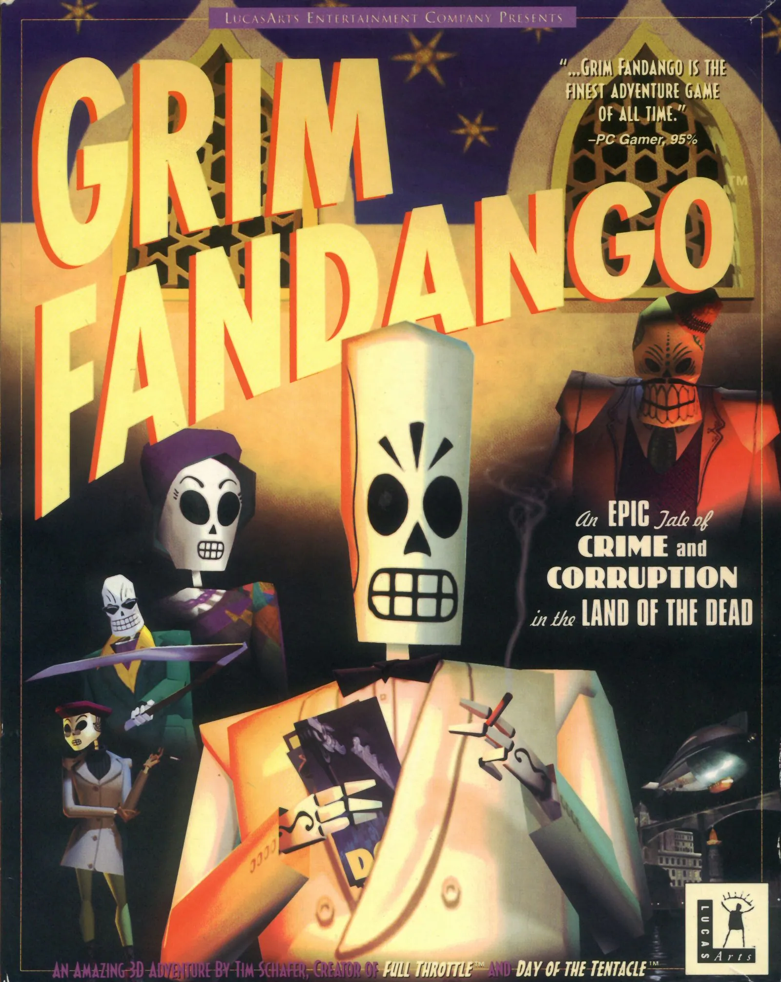 Portada para PC de Grim Fandango