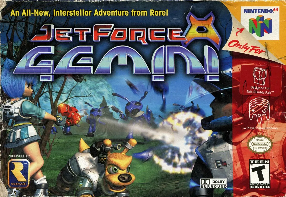 Portada americana de Jet Force Gemini