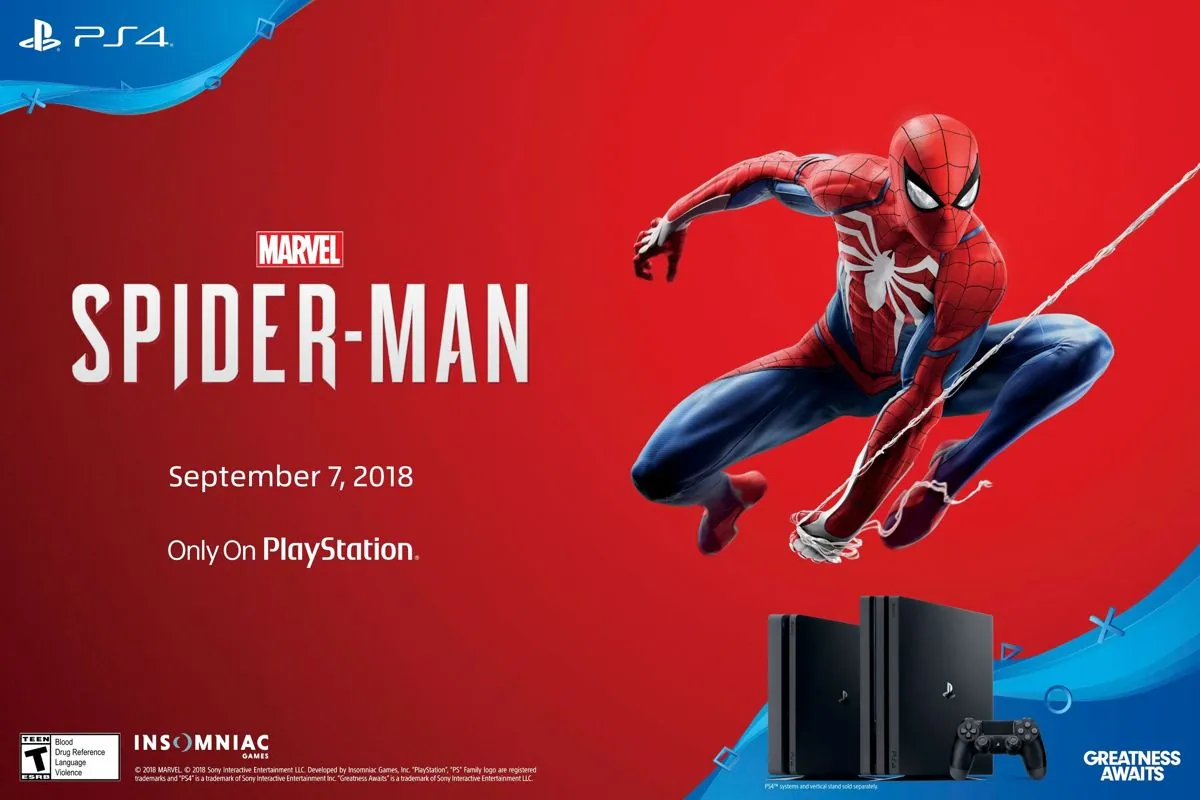 Anuncio de Walmart GameCenter de Spidey PS4