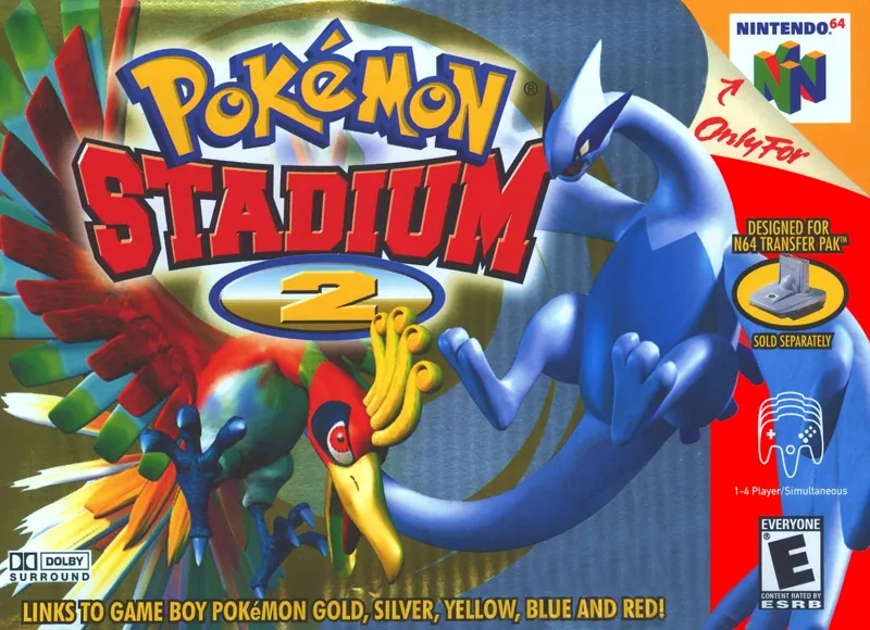 Portada americana de Pokémon Stadium 2