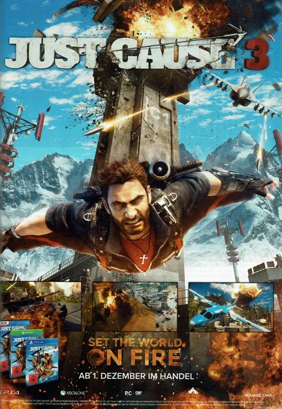 Anuncio germano de Just Cause 3