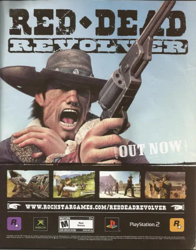 Anuncio impreso de Red Dead