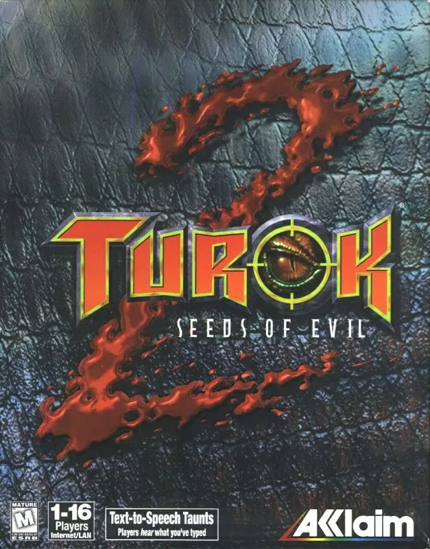 Portada americana de Turok 2: Seeds of Evil para PC