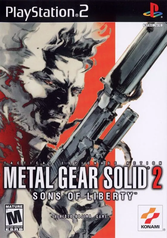 Portada americana de Metal Gear Solid 2: Sons of Liberty