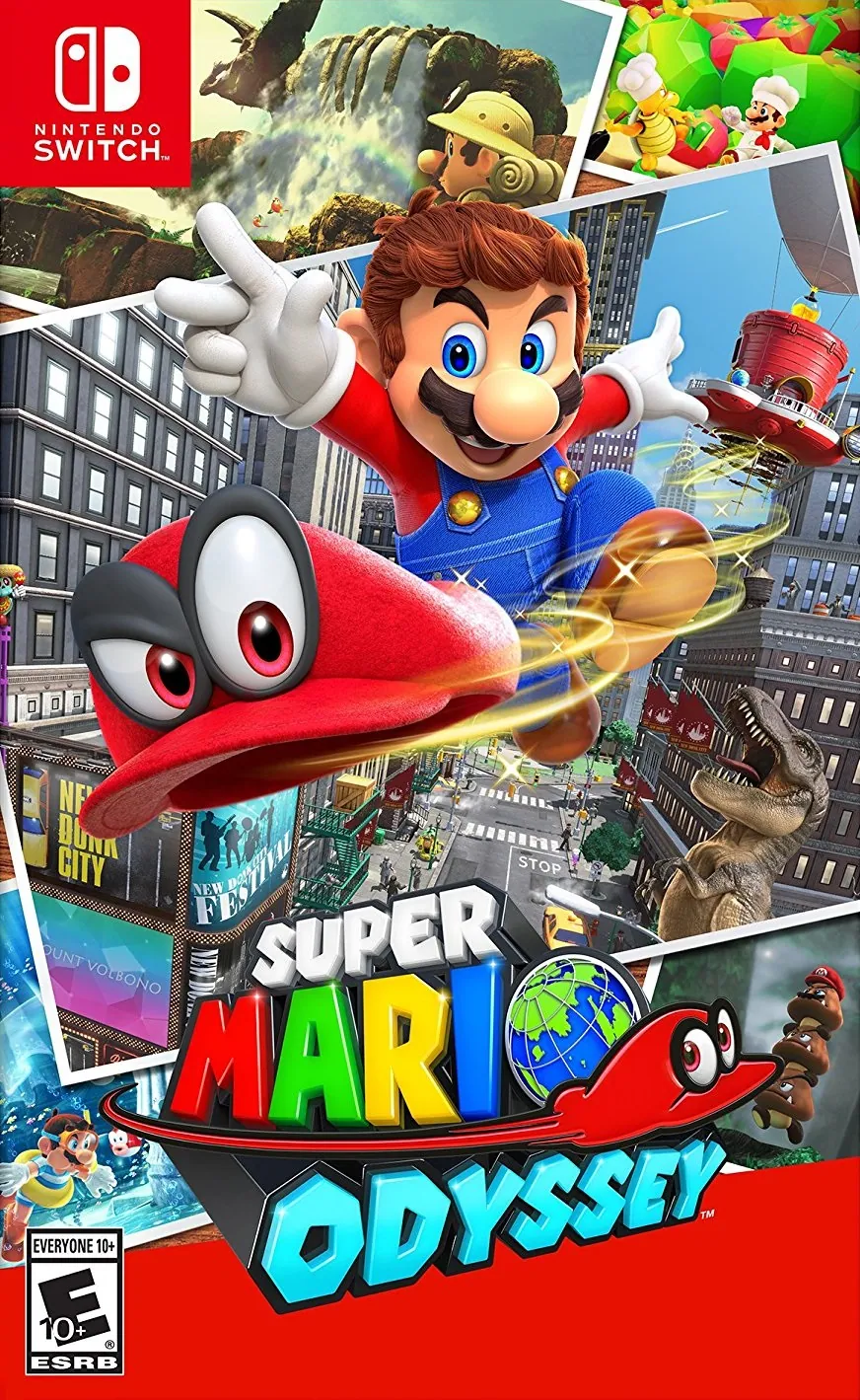 Portada de Super Mario Odyssey