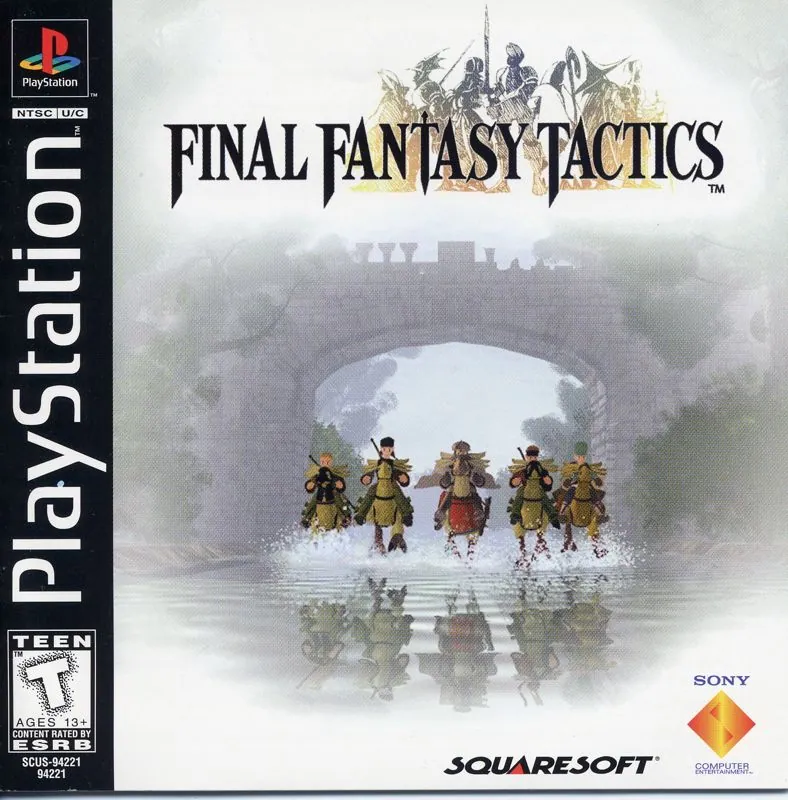 Portada americana de Final Fantasy Tactics