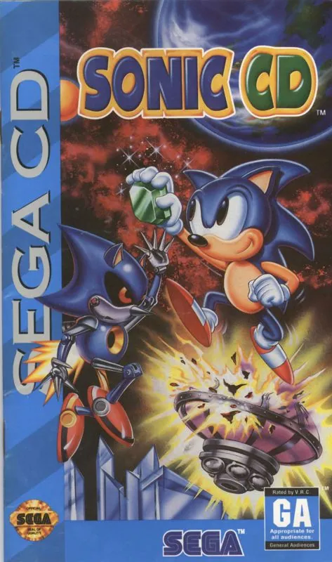 Portada americana de Sonic the Hedgehog CD