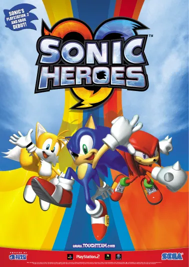Anuncio en revista europerra de Sonic Heroes
