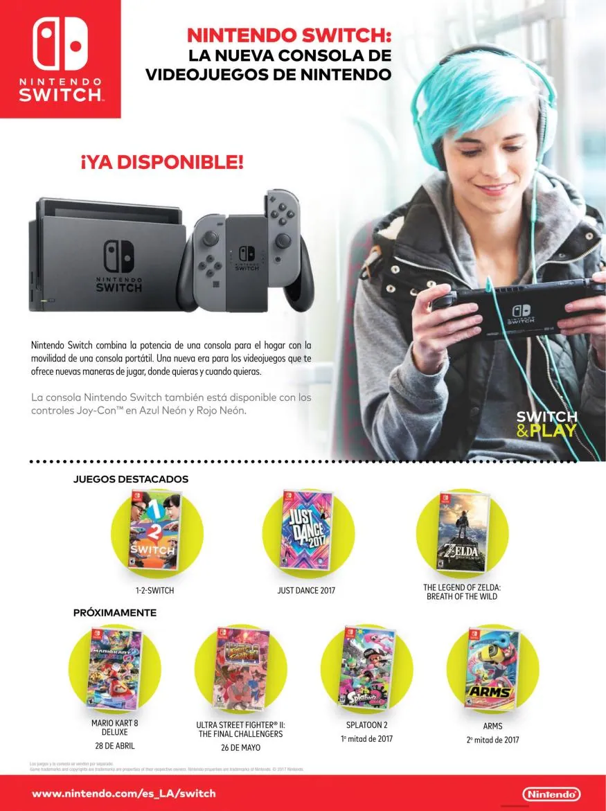 Otro anuncio de Club Nintendo de Nintendo Switch