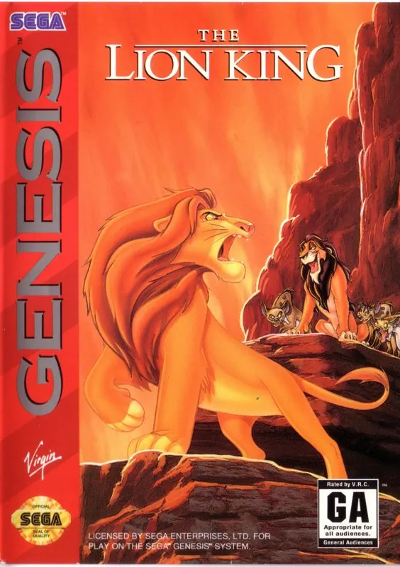 Versión para SEGA Genesis de The Lion King