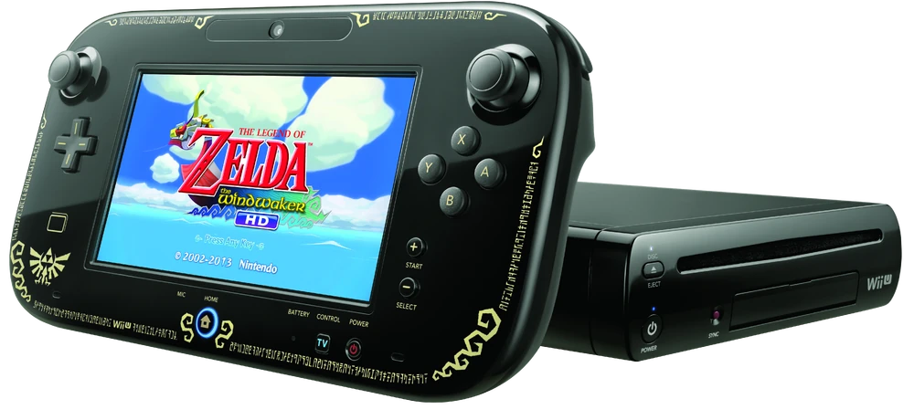 Modelo especial de Wii U de The Legend of Zelda: The Wind Waker HD